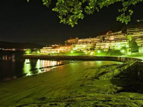 Albergue De Peregrinos Playa Quenxe Коркубион Экстерьер фото